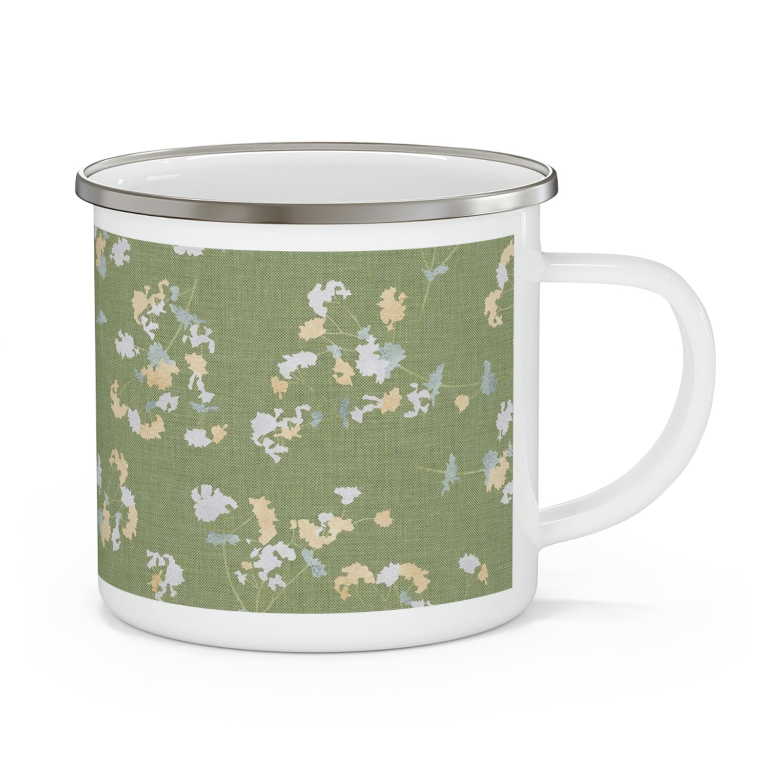 Alchemilla Vulgaris Enamel Mug in Green