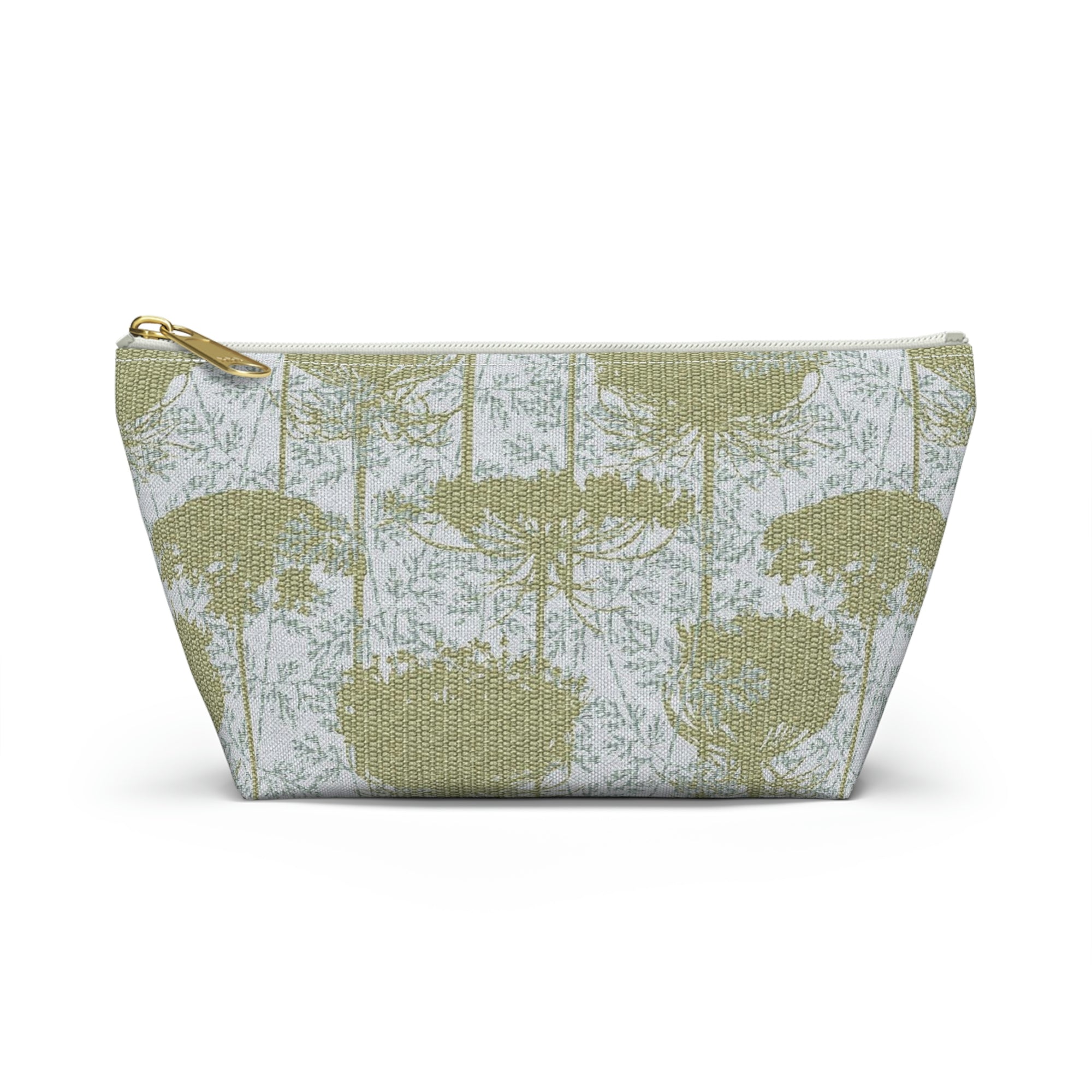 Queen Anne Accessory Pouch w T-bottom in Green