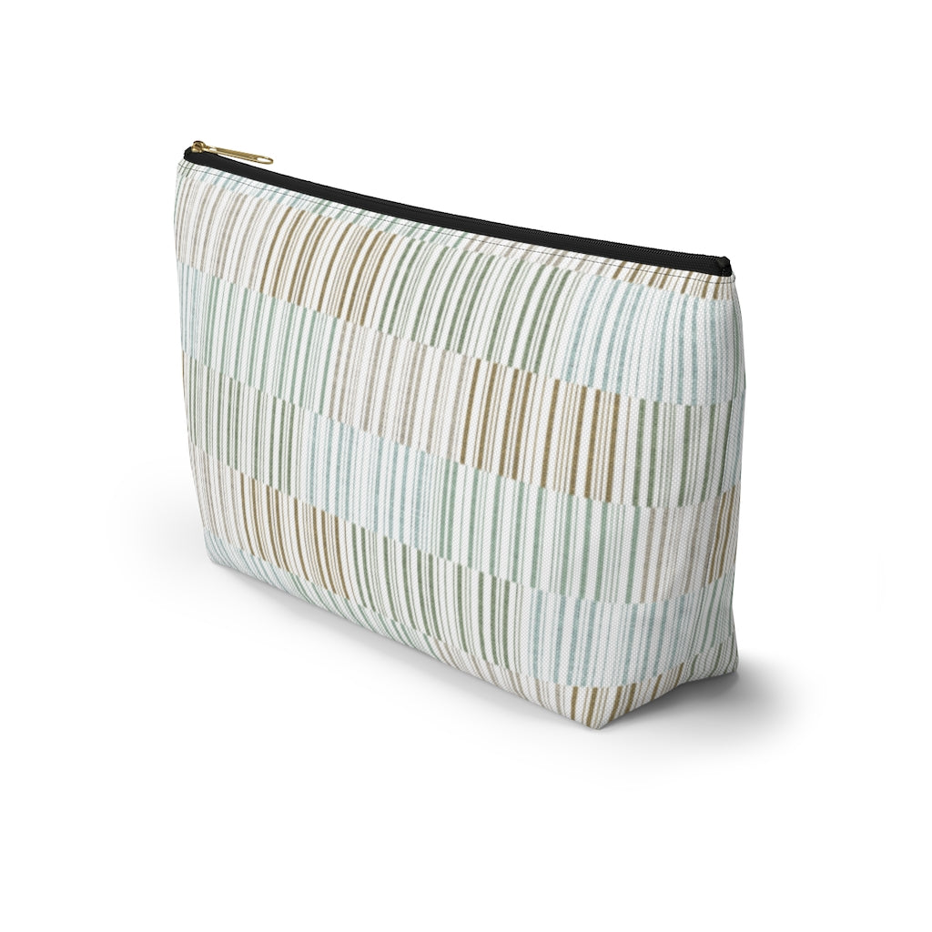 Traffic Code Accessory Pouch w T-bottom in Aqua