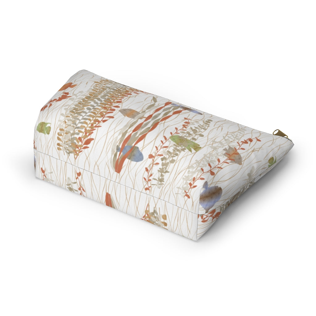 Aquarium Accessory Pouch w T-bottom in Coral