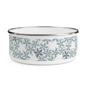 Snowbell Enamel Bowl in Aqua