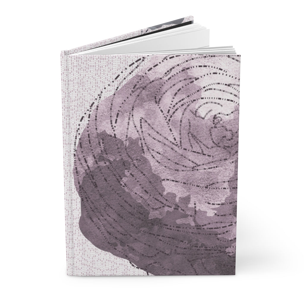 Decipher Code Hardcover Journal Matte in Purple