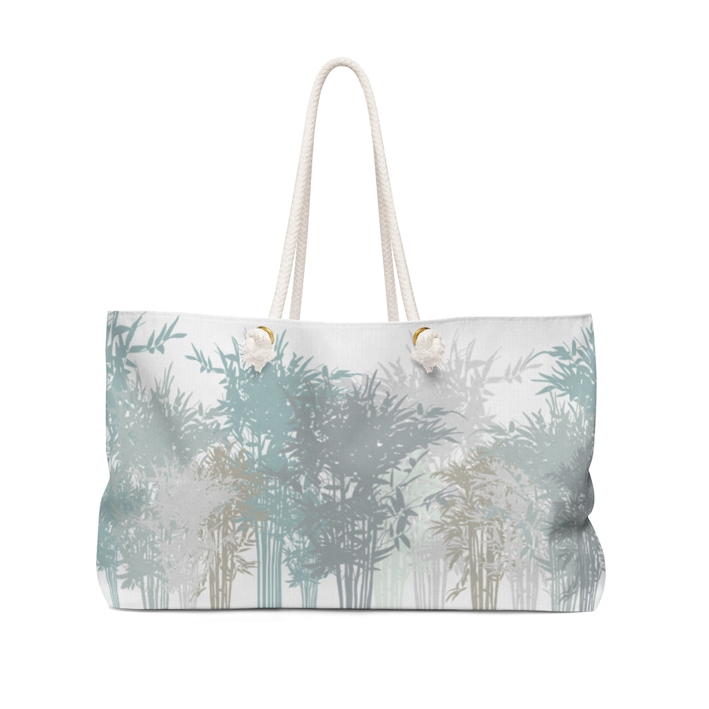 Lucky Bamboo Weekender Bag in Blue