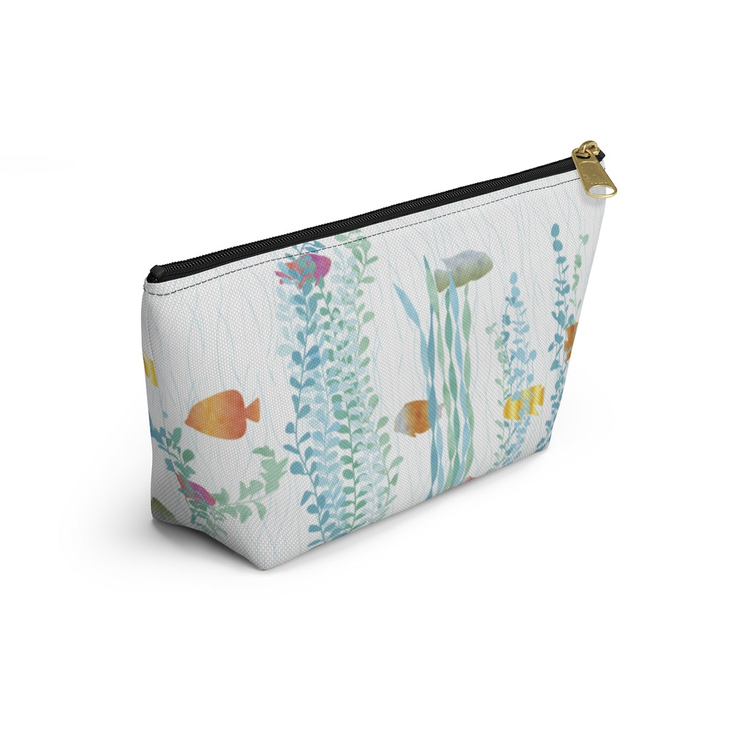 Aquarium Accessory Pouch w T-bottom in Aqua