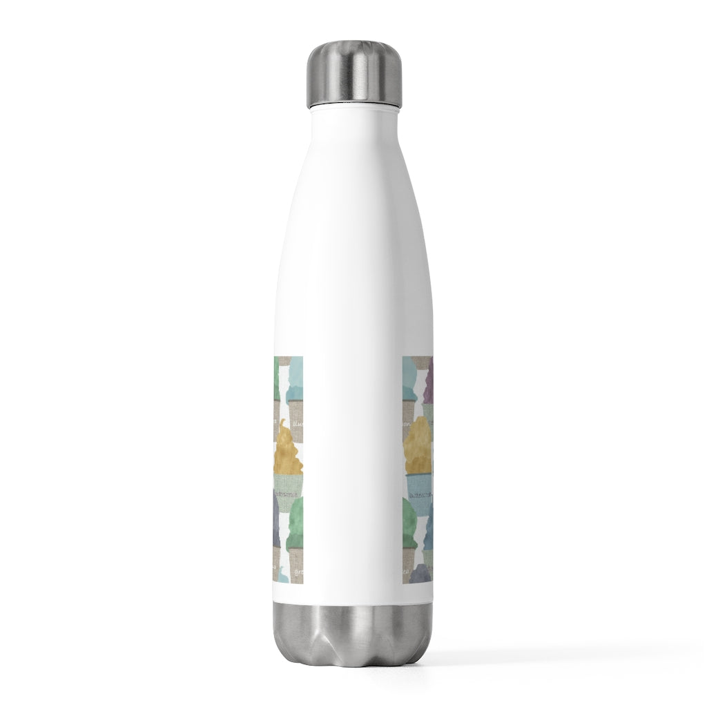 Ice Cream 20oz Insulated Bottle in Aqua