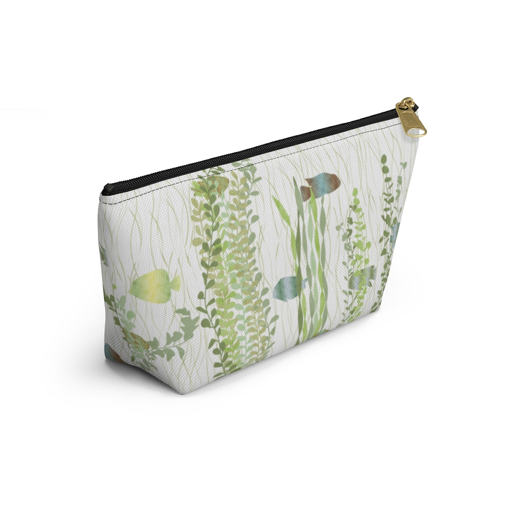 Aquarium Accessory Pouch w T-bottom in Green