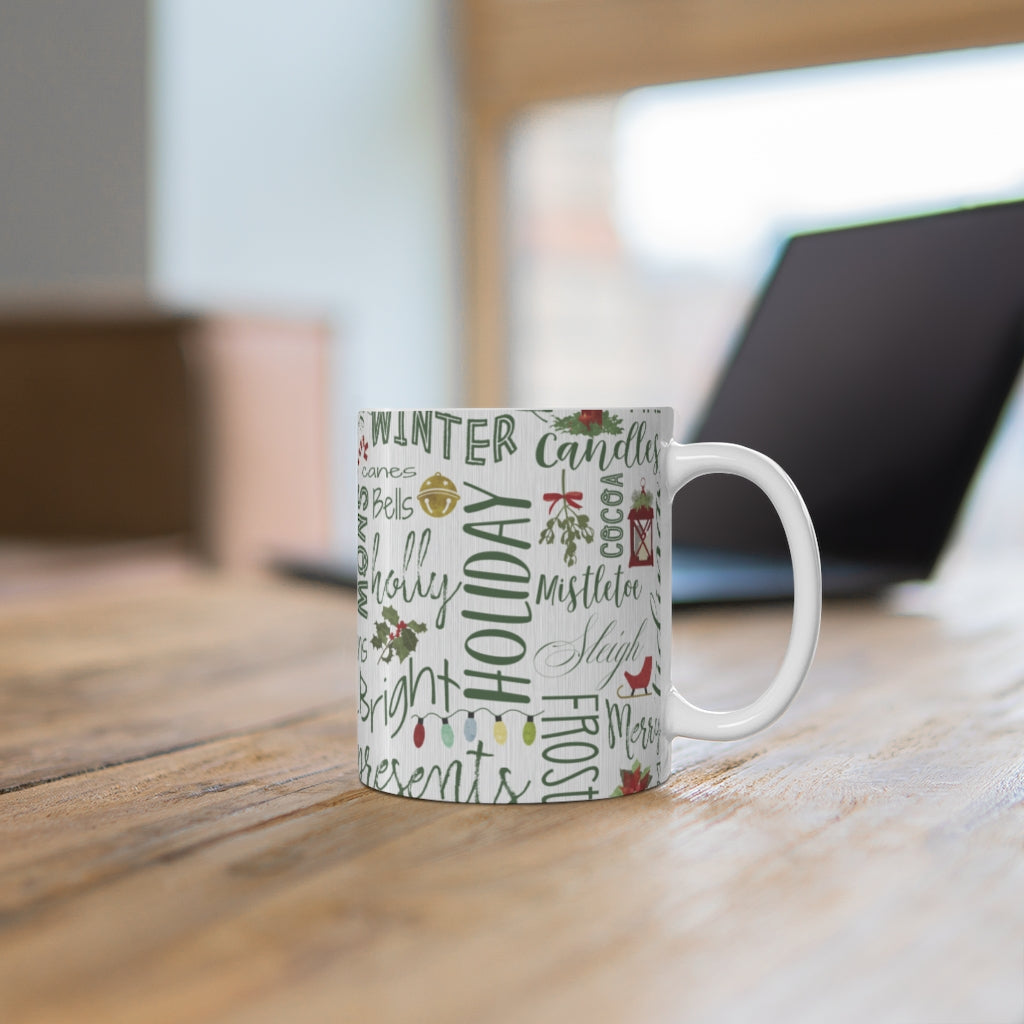 Holiday Cheer Mug in Green
