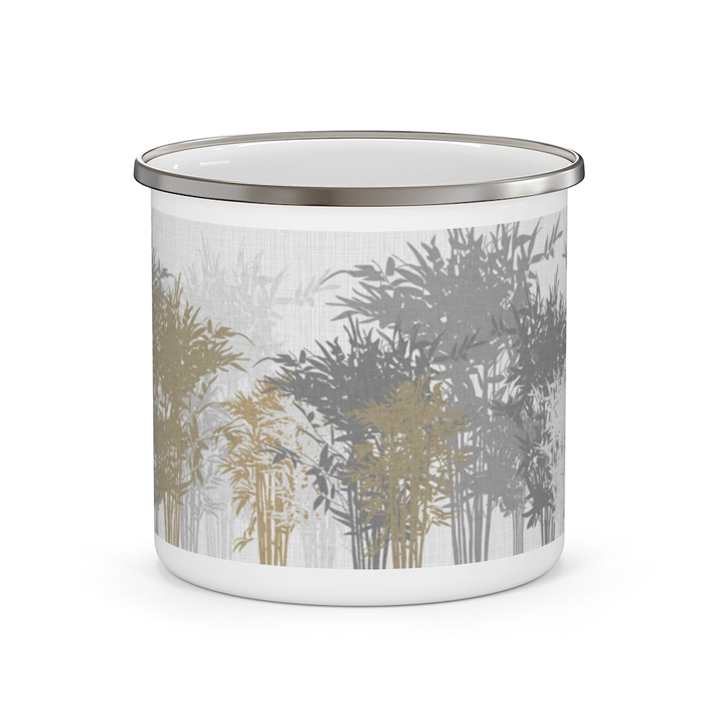 Lucky Bamboo Enamel Campfire Mug in Brown