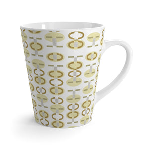 Telegraph Code Latte Mug in Yellow