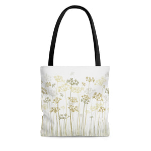 Message Code Tote Bag in Yellow