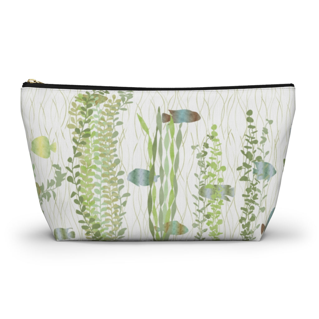 Aquarium Accessory Pouch w T-bottom in Green