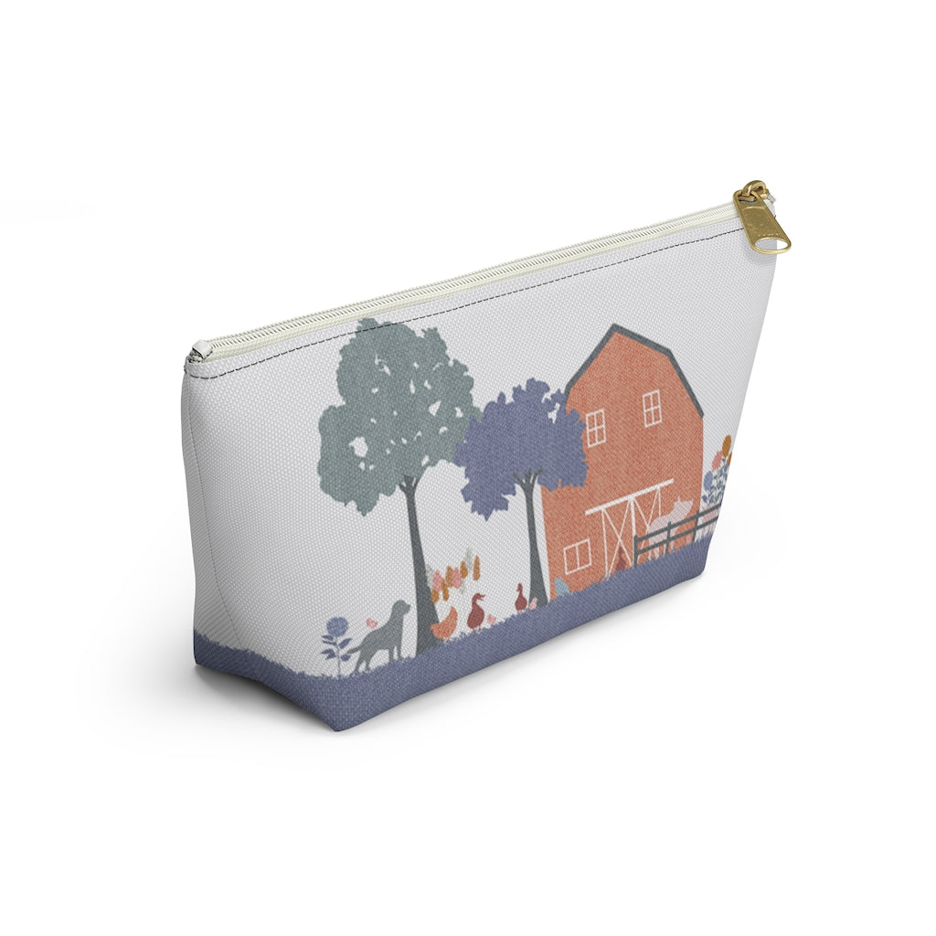 Barnyard Fun Accessory Pouch w T-bottom in Purple