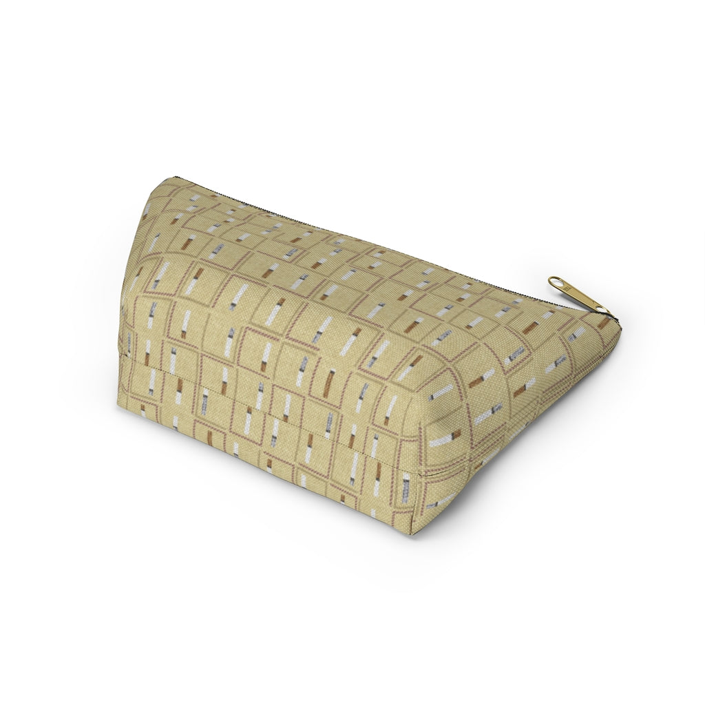 Pencil to Paper Accessory Pouch w T-bottom in Yellow