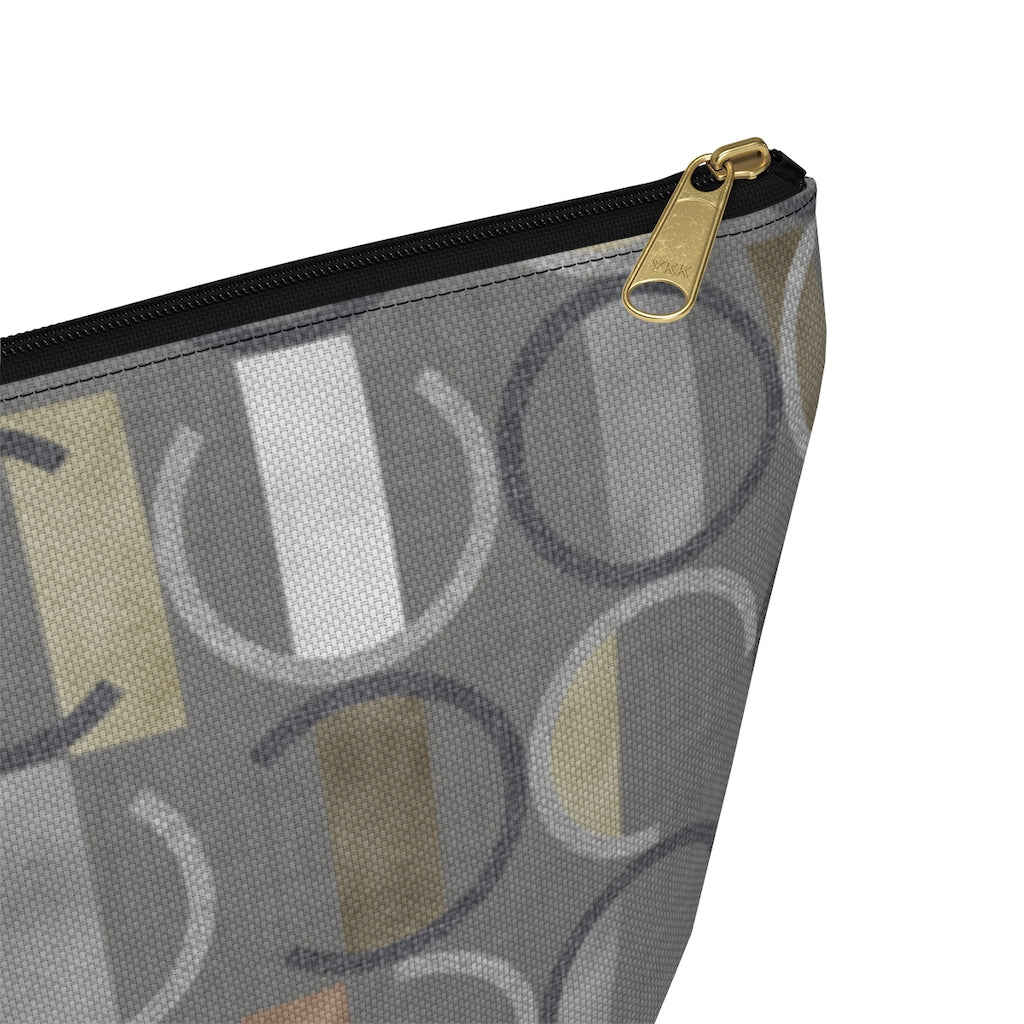 Journey Code Accessory Pouch w T-bottom in Gray