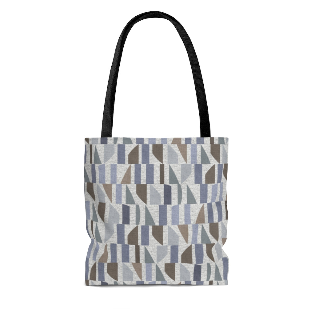 Frequency Code Tote Bag in Blue