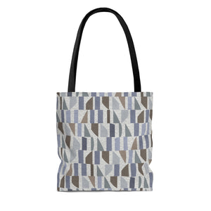 Frequency Code Tote Bag in Blue