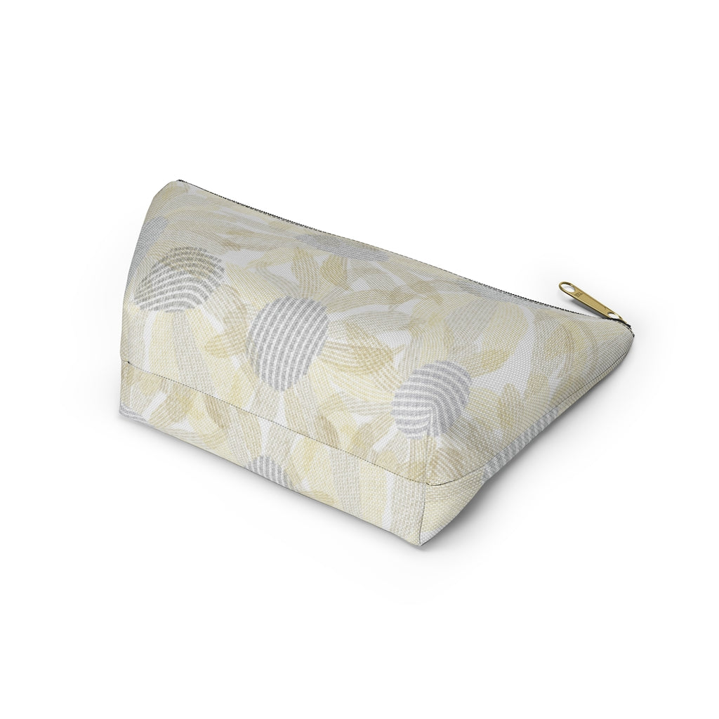 Daisy Chain Code Accessory Pouch w T-bottom in Yellow