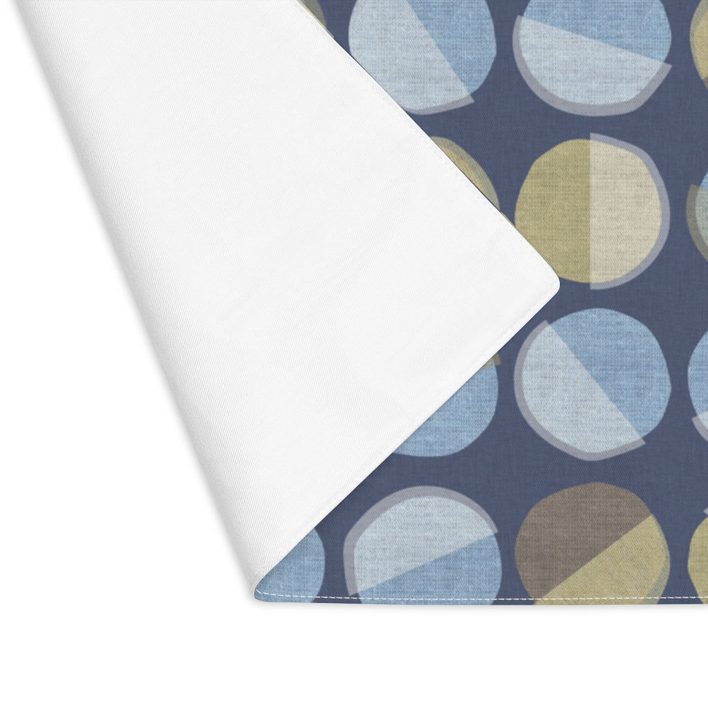 Ping Pong Placemat in Blue