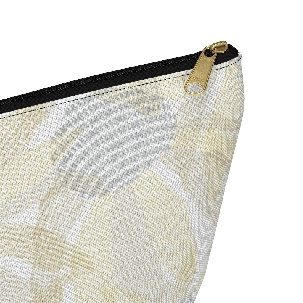 Daisy Chain Code Accessory Pouch w T-bottom in Yellow