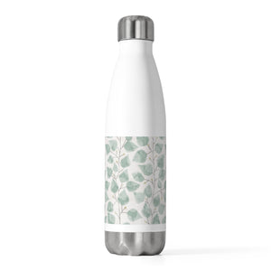 Budding Vine 20oz Insulated Bottle in Aqua