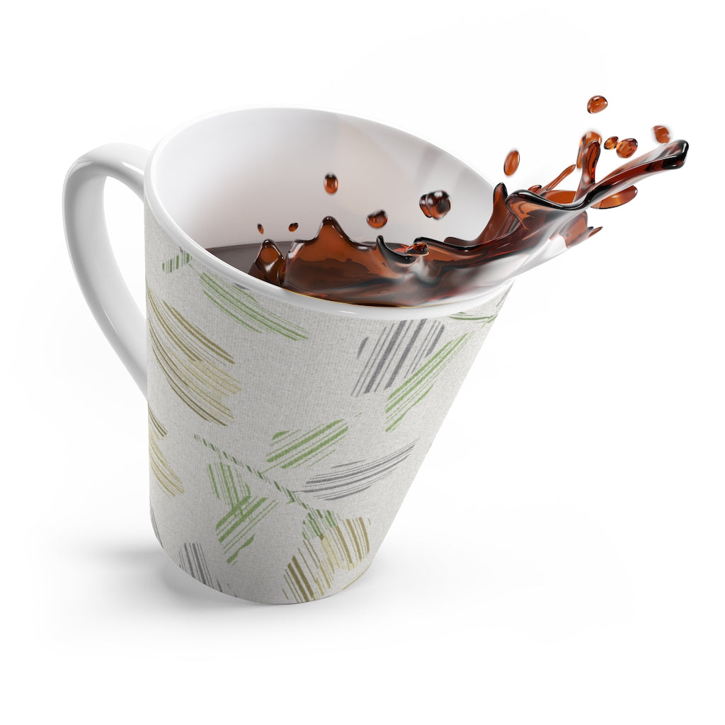 Riverbank Code Latte Mug in Green