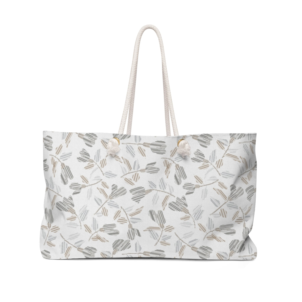 Riverbank Code Weekender Bag in Gray