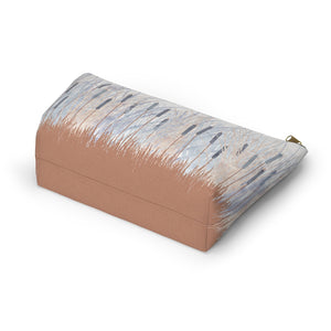 Marsh Accessory Pouch w T-bottom in Coral