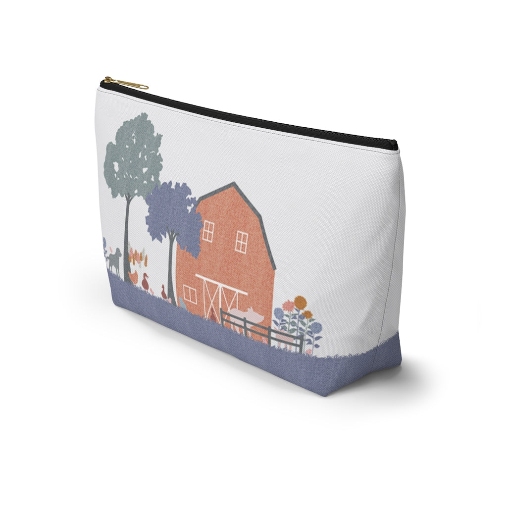 Barnyard Fun Accessory Pouch w T-bottom in Purple