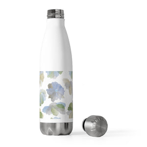 Watercolor Floral 20oz Insulated Bottle in Light Blue