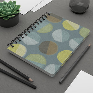 Ping Pong Spiral Bound Journal in Aqua