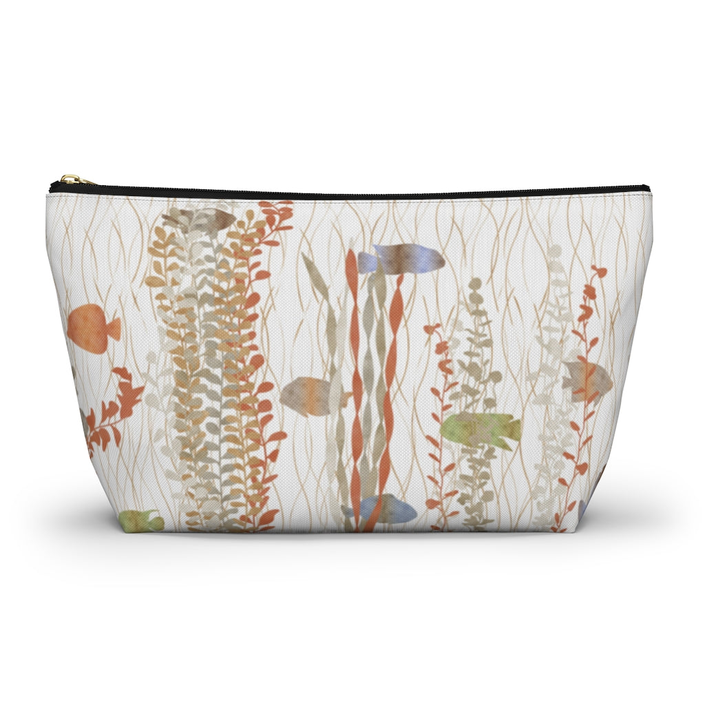 Aquarium Accessory Pouch w T-bottom in Coral