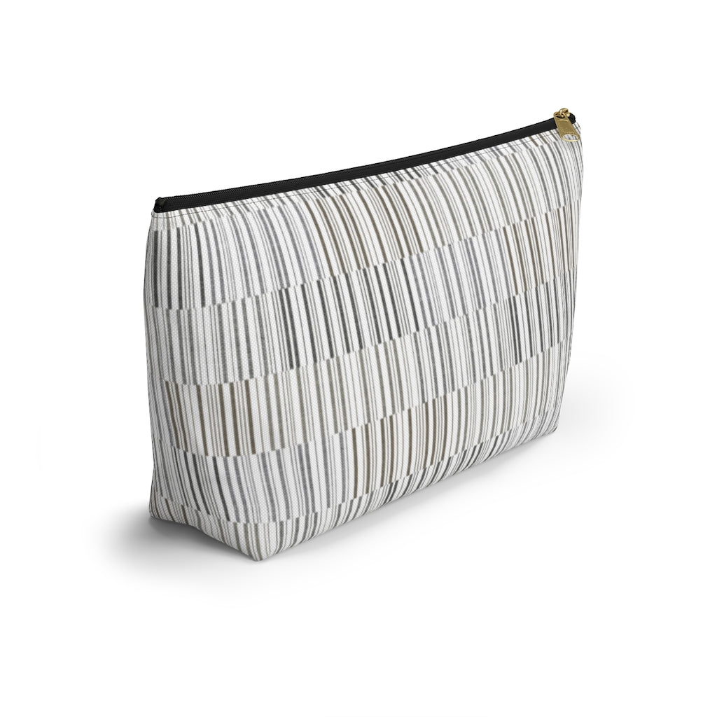 Traffic Code Accessory Pouch w T-bottom in Gray