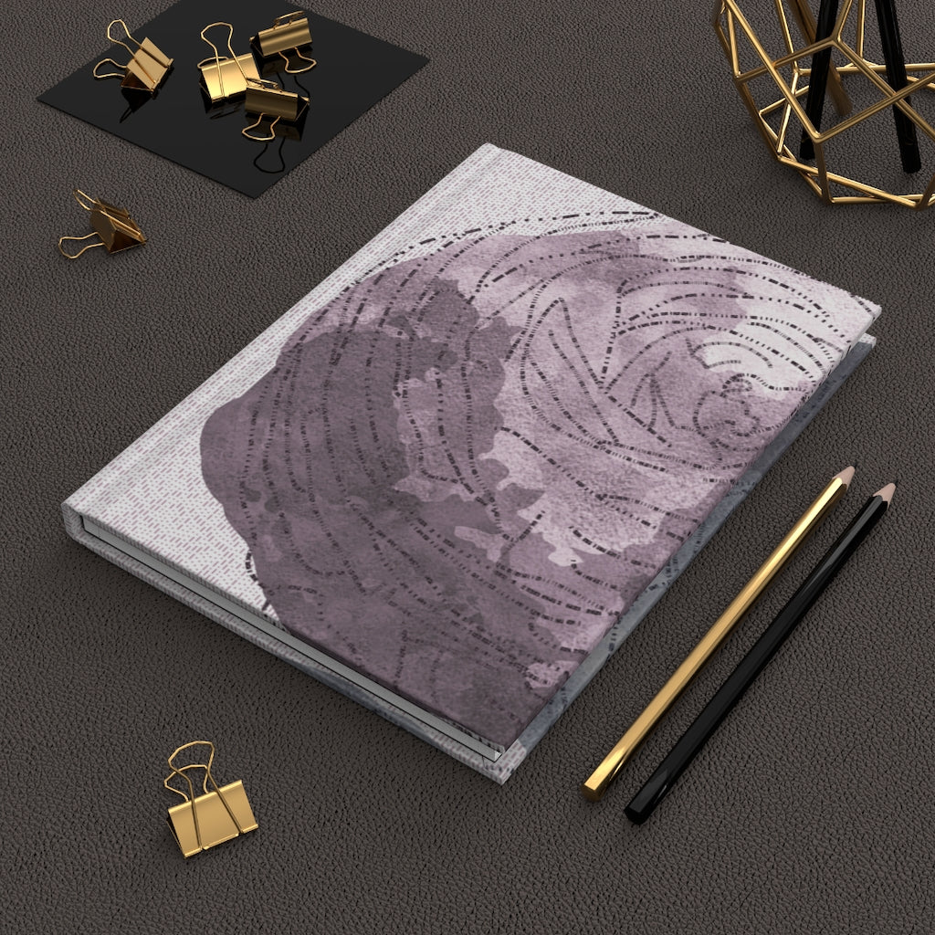 Decipher Code Hardcover Journal Matte in Purple