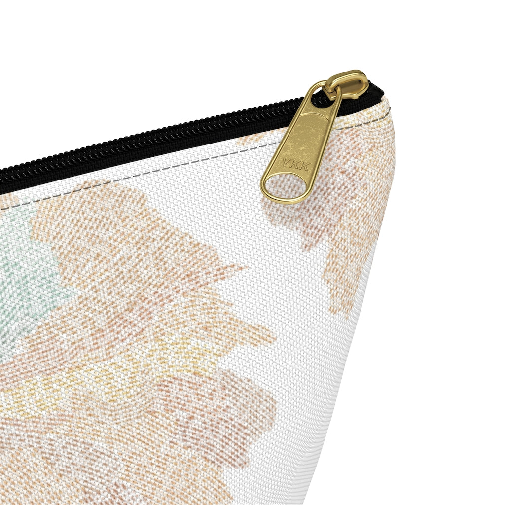 Ciphertext Code Accessory Pouch w T-bottom in Orange