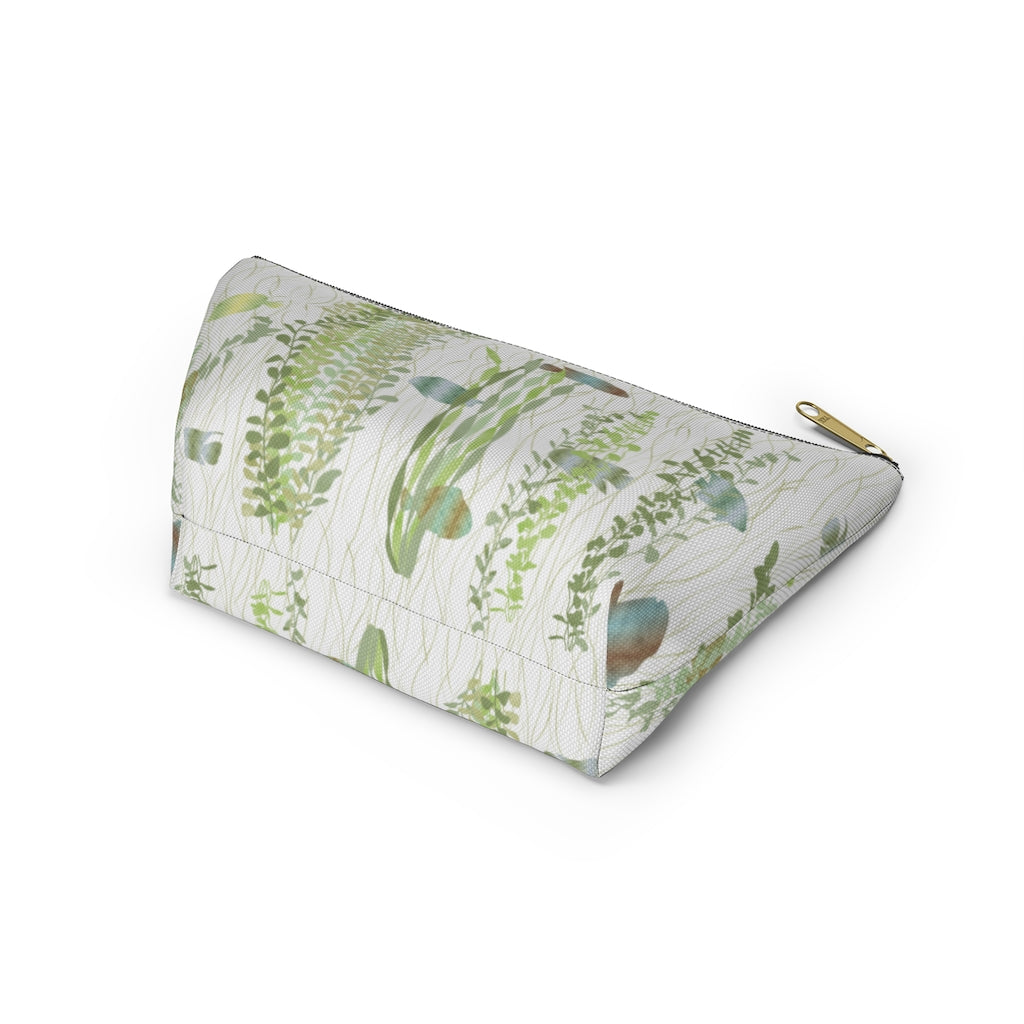 Aquarium Accessory Pouch w T-bottom in Green