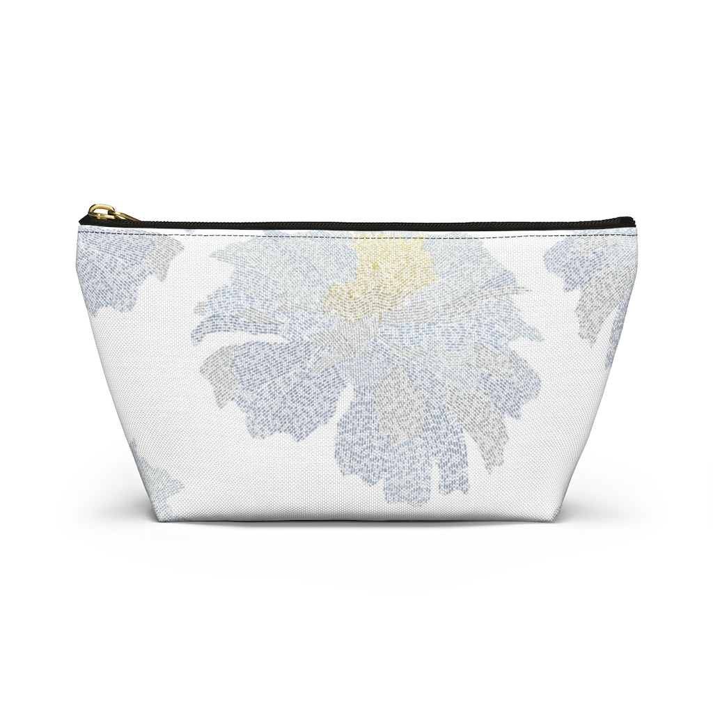 Ciphertext Code Accessory Pouch w T-bottom in Blue