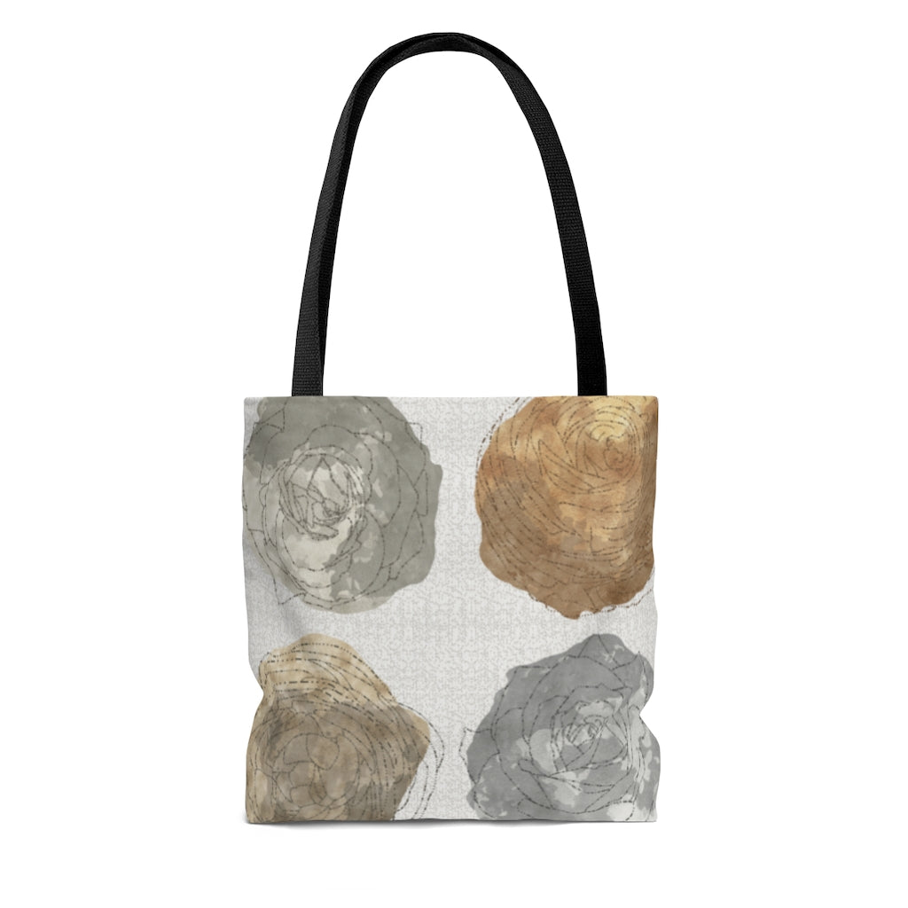 Decipher Code Tote Bag in Brown