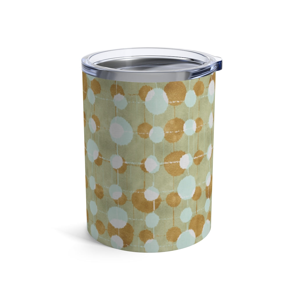 Ikat Texture Overlay Tumbler in Aqua