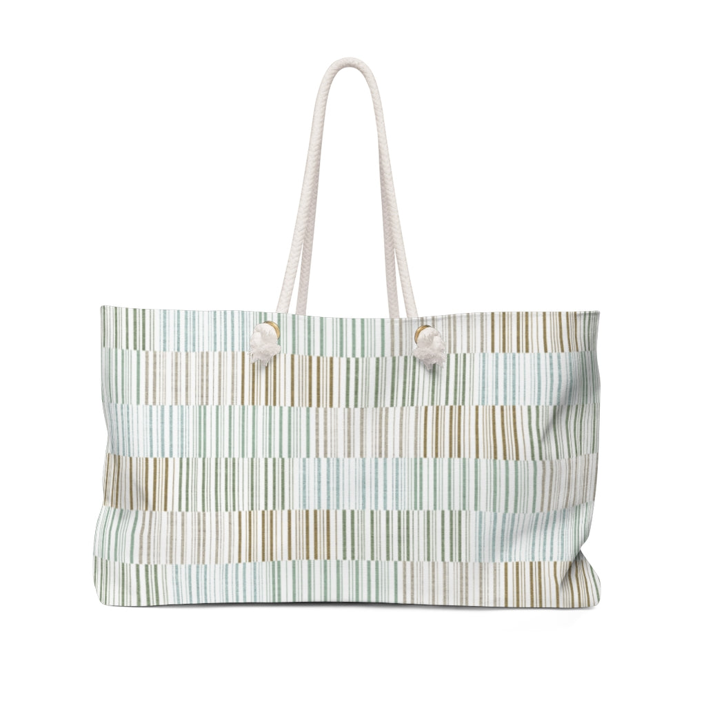 Traffic Code Weekender Bag in Aqua