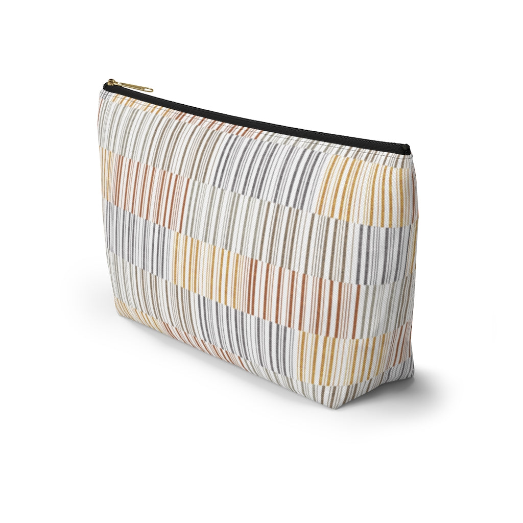 Traffic Code Accessory Pouch w T-bottom in Orange