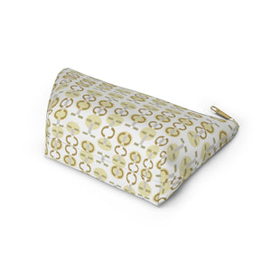 Telegraph Code Accessory Pouch w T-bottom in Yellow