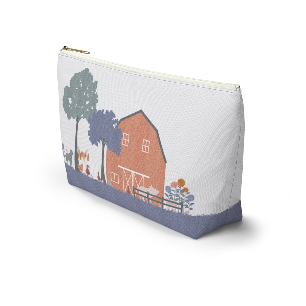 Barnyard Fun Accessory Pouch w T-bottom in Purple