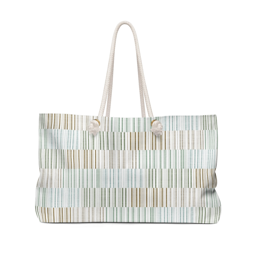 Traffic Code Weekender Bag in Aqua