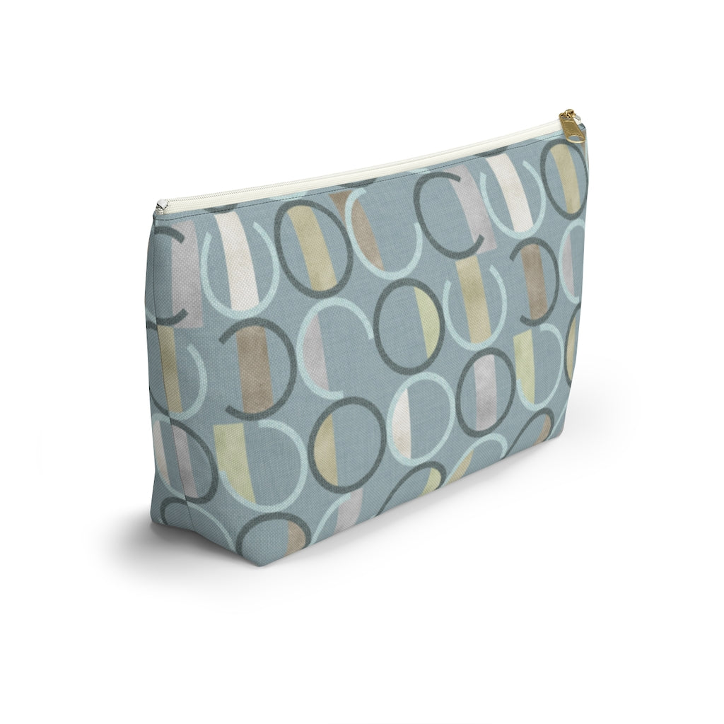 Journey Code Accessory Pouch w T-bottom in Aqua