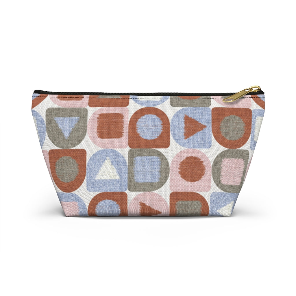 Shape Up Accessory Pouch w T-bottom in Pink