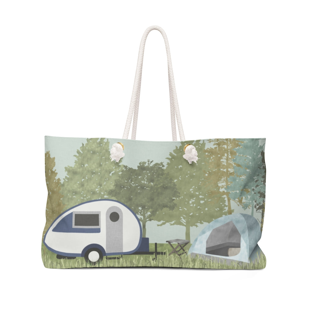 Camping Weekender Bag in Blue