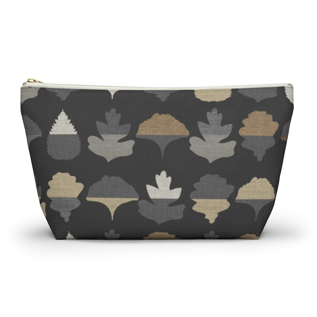 Frond Accessory Pouch w T-bottom in Black