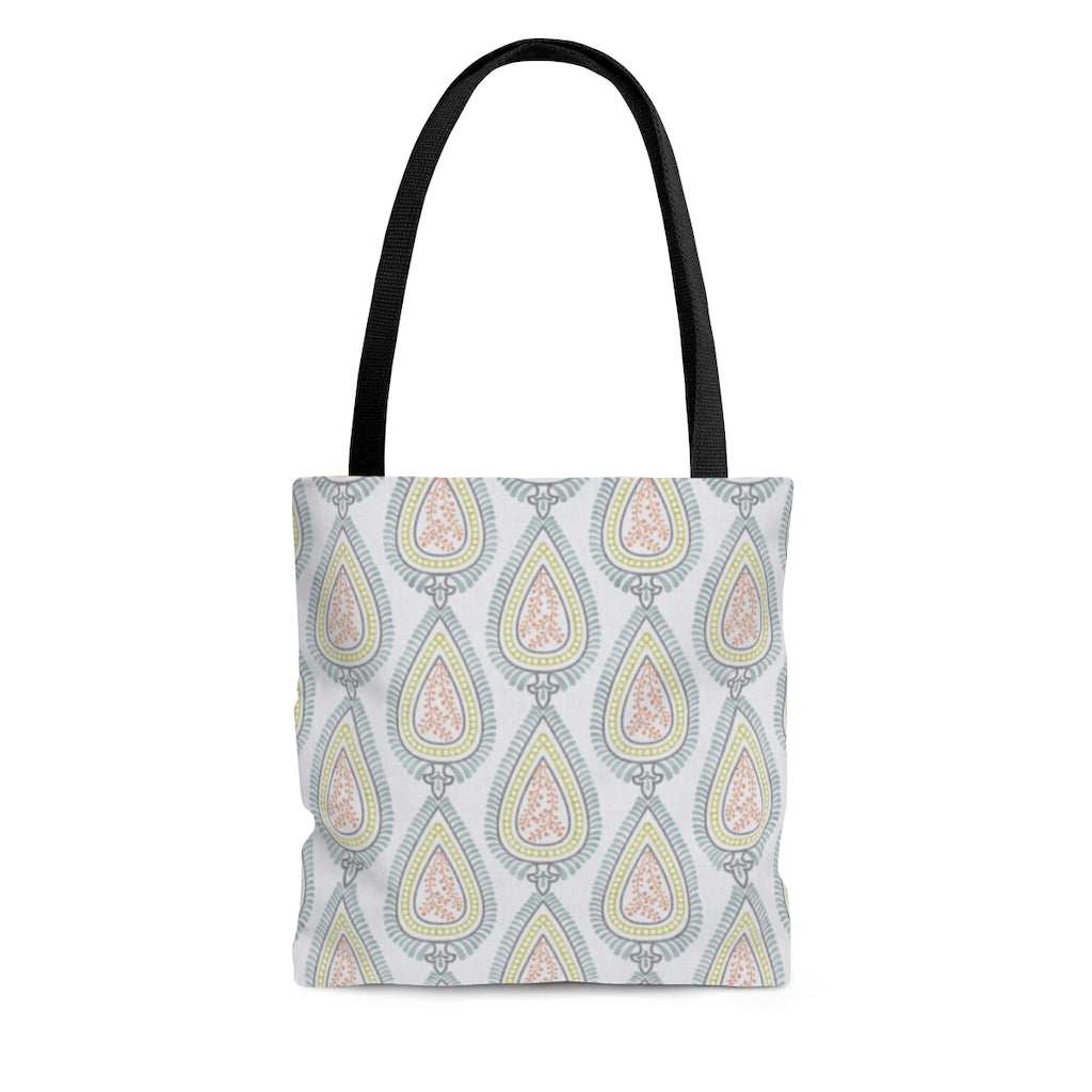 Teardrop Tote Bag in Light Blue