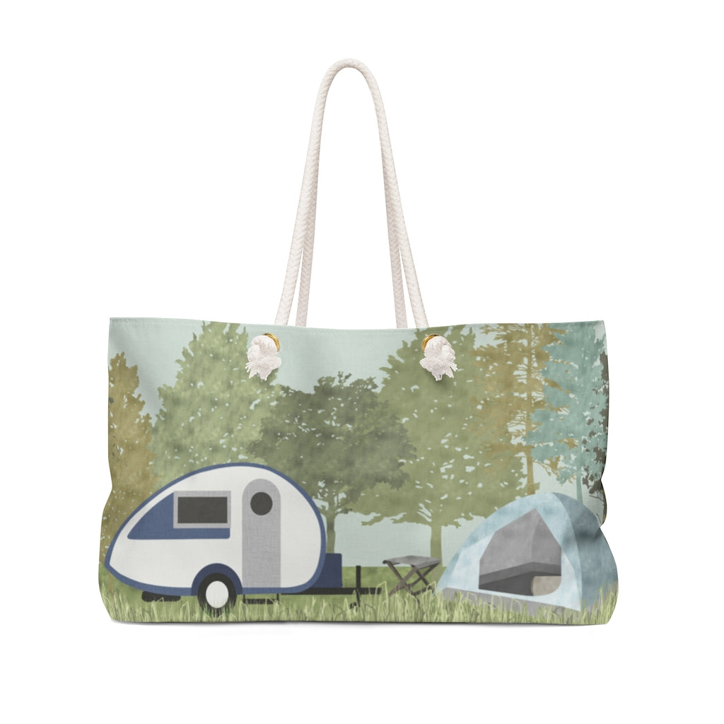 Camping Weekender Bag in Blue