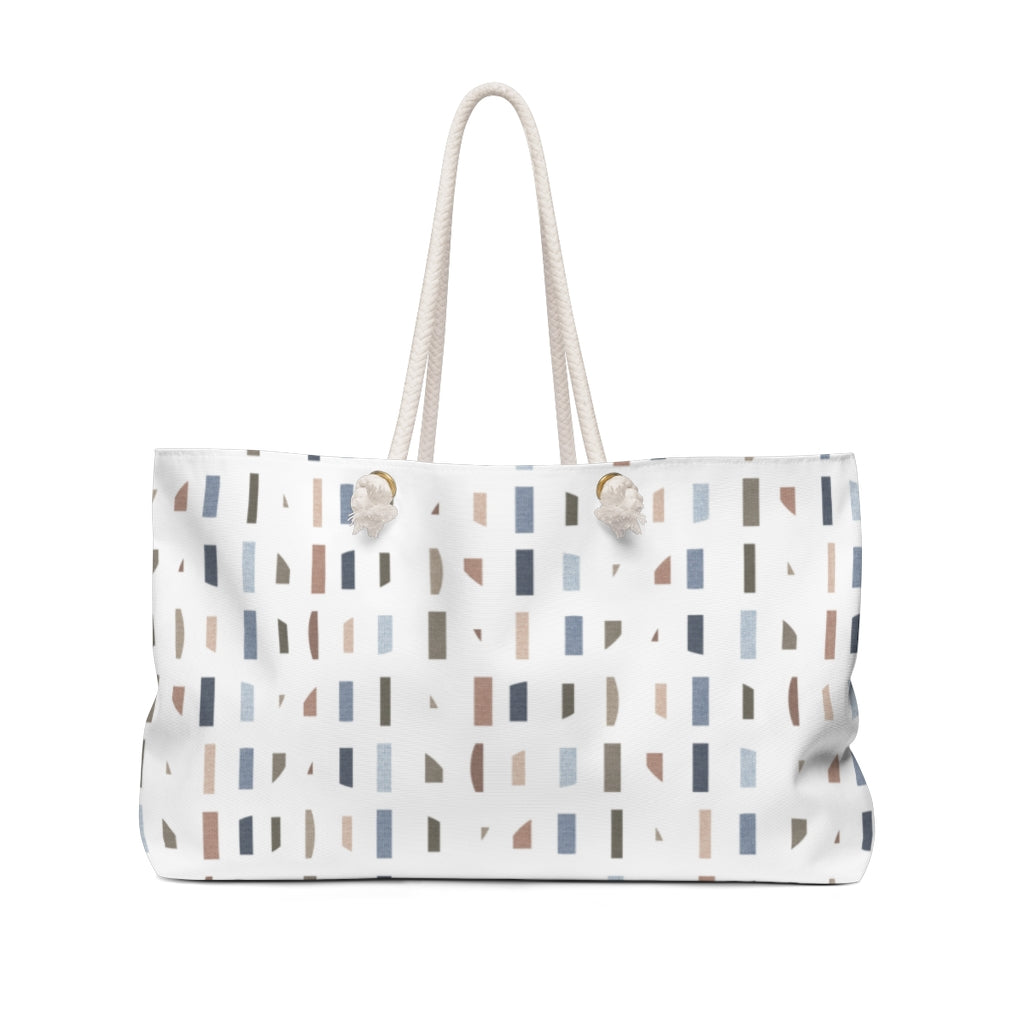 Tujjedy Code Weekender Bag in Blue